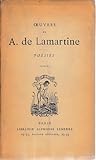  Oeuvres de A. de Lamartine, Poésies