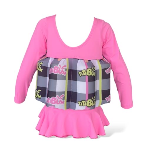 Roupa De Banho Uv Infantil Com Boia Titibum Natação Praia (M)