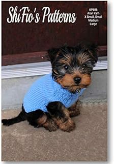 Knitting Pattern for Plain Dogs Coat, 4 Sizes Included, Aran Yarn, Sizes are X Small, Small, Medium and Large, Dog Sweater Aran Yarn Knitting Pattern, KP606
