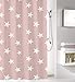 Produktbild Kleine Wolke Nova Duschvorhang, 100% Polyester, Old Rose, 180x200 cm