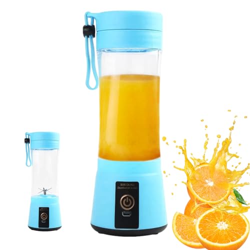 Onlynery Taza exprimidora, Botella mezcladora de Frutas,Licuadora eléctrica exprimidora portátil de 400 ml - Mezclador para Beber Jugo de pequeños electrodomésticos de COC para Zanahoria, Pitaya,
