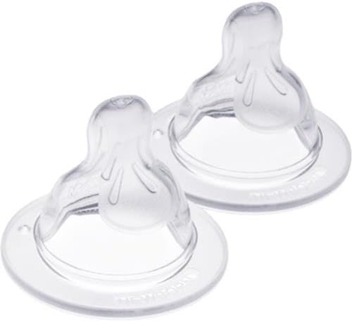 MAM Silicone Cross Flow Bottle teats Age 6m+ BPA Free (x Flow)