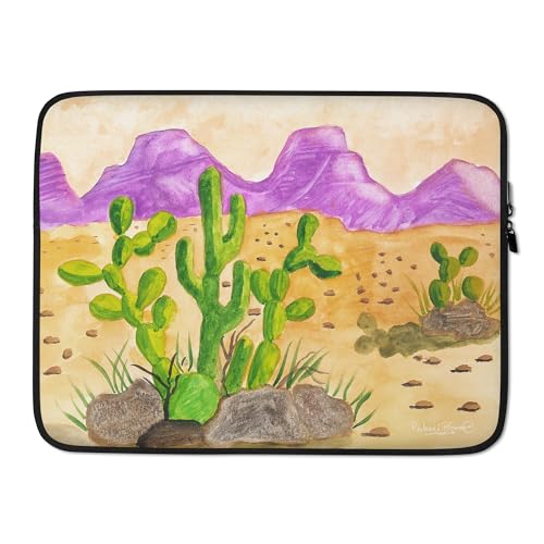 Funda para ordenador de 15" estilo desierto ideal para la universidad y el café