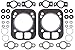 Cylinder Head Gasket Kit 2 Pack for Kohler 24-841-04S, 24 841 03S Kohler CH25 CH730 CH740 CH750 CV25 CV26 Engine Head Gasket