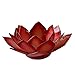 Paradise Red Horizon Capiz Lotus Tea Light Holder