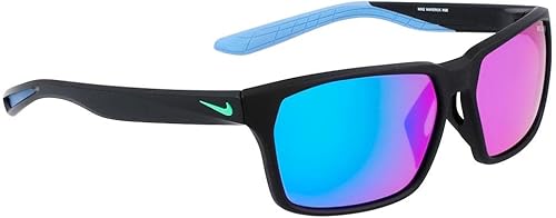 Miniatura 4 de Nike Maverick RGE - Gafas de sol hexagonales, color negro mate, 59/15/145, Mate negro