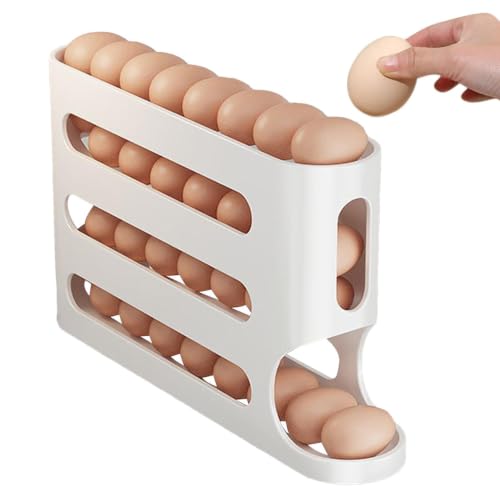 Huevera para refrigerador de diseño moderno ideal para panaderías y hogar 7
