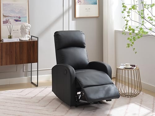 Astan Hogar Sillón Relax con Reclinación Manual, Tapizado en PU Anti-Cuarteo, Modelo Premium AH-AR30600NG - imagen 5