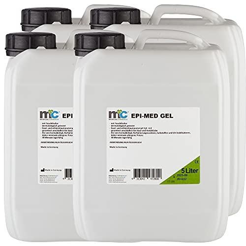 Gel epimed à lumière pulsée IPL Gel de contact, laser, épilation, 4 x Bidon de 5 L