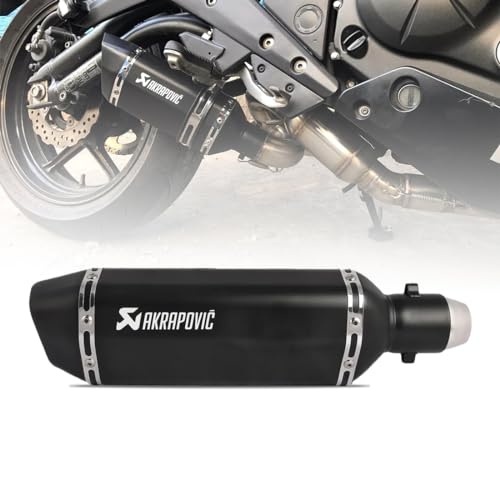 OBEROI’S TRADERS Premium Akrapovic Universal Exhaust/Silencer Muffler Pipe for All Bikes/Motorcycle (AKRAPOVIC MINI BLACK) OBEROI’S TRADERS Premium Akrapovic Universal Exhaust/Silencer Muffler Pipe for All Bikes/Motorcycle (AKRAPOVIC MINI BLACK)