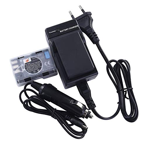 DSTE 2 Pieza EN EL9 EN EL9a ENEL9 Batería y Cargador Compatible para Nikon D40 D40X D60 D3000 D5000