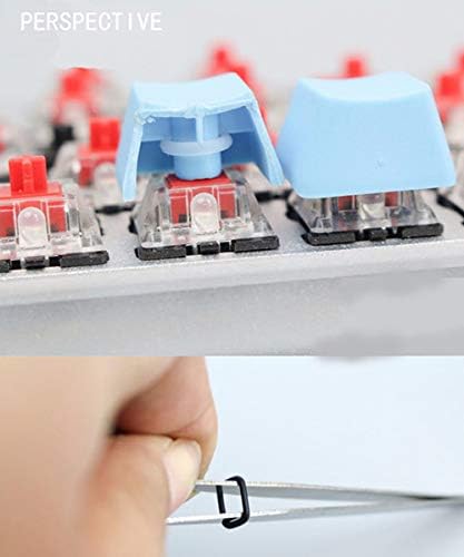 Sunzit O-ring Sound Dampeners, 108 Pcs Red Keycaps Rubber O-Ring Switch Sound Dampeners fFor Cherry MX Keyboard Dampers Key cap O Ring Replace Part