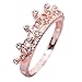 Produktbild JUNGEN Krone Ringe Diamant Ring Kronenring Damen Vergoldung Schmuck Zubehör Liebhaber Geschenk