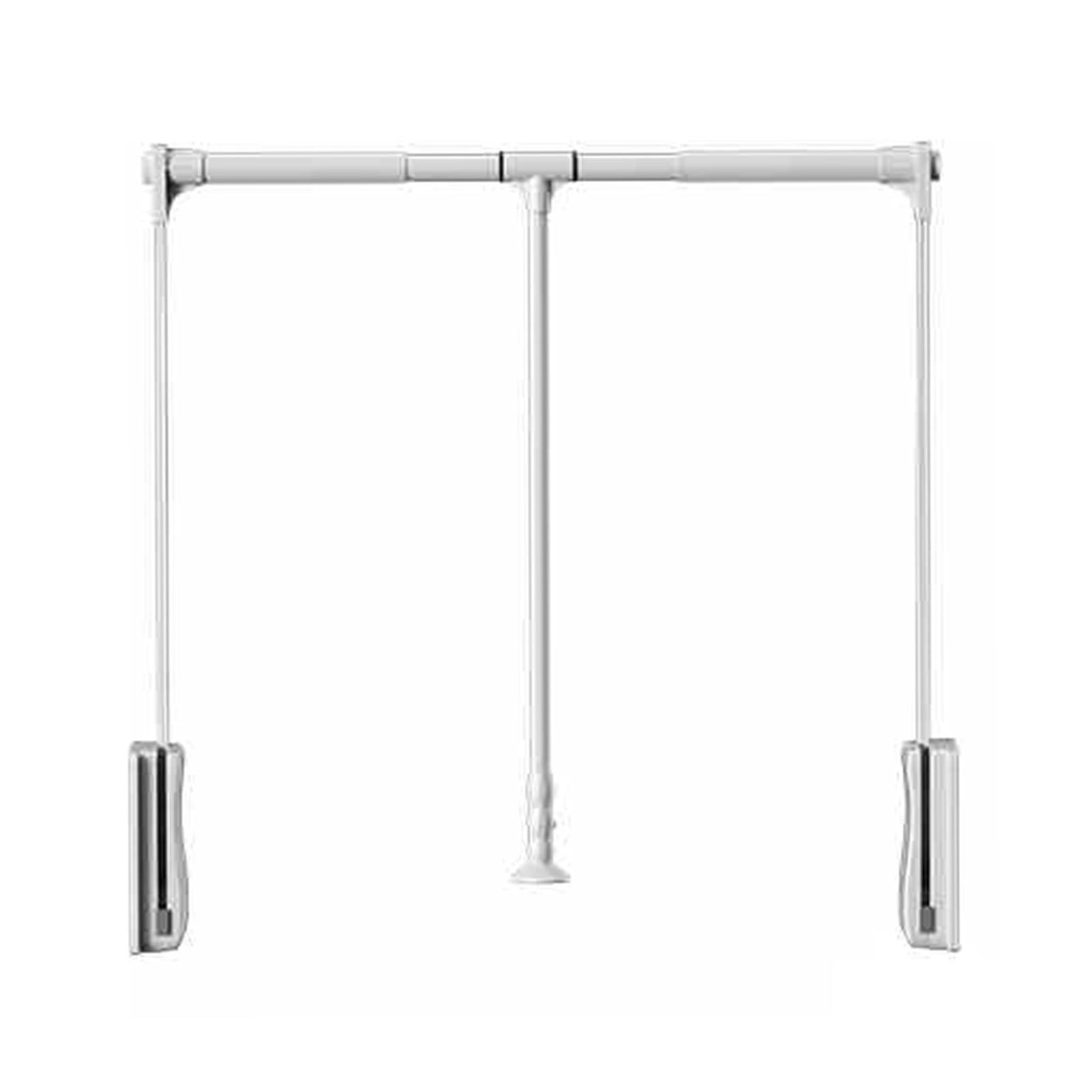 AYCDL Home with Soft Return Wardrobe Rail,550-1250mm Adjustable,Weight Capaci 20KG,for Hanging Clothes,Color1-700-930mm