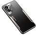 Produktbild ESTH® Handyhülle für Oppo Find X5 Pro Hybrid Rüstung Aluminium Metall Stoßfester Bumper Cover Soft Silikon Militär Heavy Duty Case für Oppo Find X5 Pro, Gold
