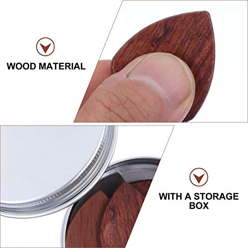 JOPESA Médiators en Bois avec Support de boîte de Rangement for Guitares acoustiques électriques Basses 10 pièces… - Les Beatles, Paul McCartney, John Lennon, RIngo Starr, George Harrison JOPESA Médiators en Bois avec Support de boîte de Rangement for Guitares acoustiques électriques Basses 10 pièces… – Image 6