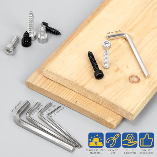 Kit de tornillos autoperforantes de acero inoxidable con cabeza hexagonal miniatura 3
