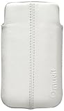 Farbe: Weiß Muvit Mucun0075 Isoft Ledertasche für Apple iPhone 3GS/4 weiß