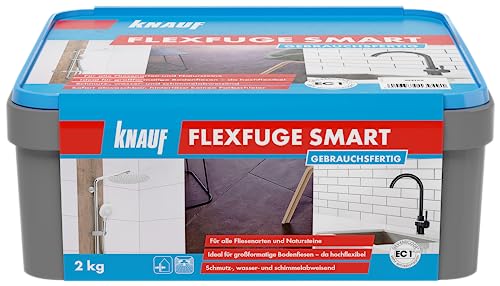 Preisvergleich Produktbild Flexfuge Smart 2 kg weiß, Gebrauchsfertige Fugenmasse für alle Fliesenarten