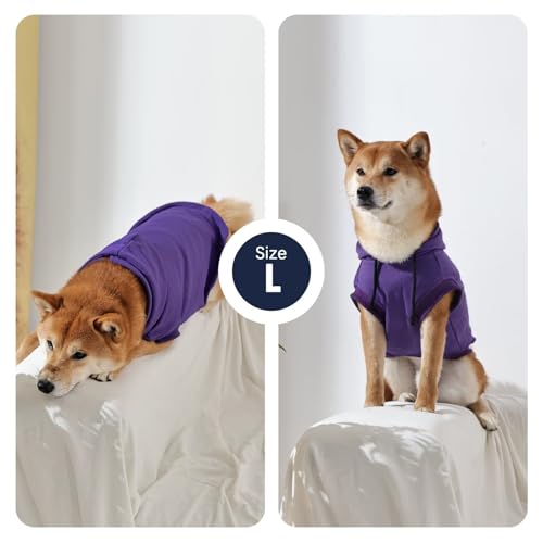 IECOii Kapuzenpullis für Hunde,Hunde Kapuzenpulli,Pullover Dog Hoodie Sweatshirt,Haustier Hund Kapuzen Kleidung,Hundepullover für Mittelgroße, Große und Extra Große Hund (kein Vliesstoff),M-4XL