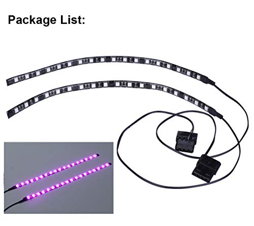 Ds Led Light Strip Computer Lighting Pink With Magnetic For Pc Case Lighting Kit (2Pack, Molex Connector, 30Cm, S Series) #TOP5