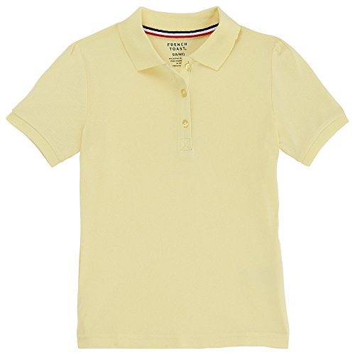 French Toast Girls Short Sleeve Stretch Pique Polo