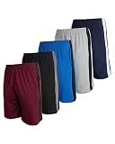 5 Pack: Big Boys Girls Youth Clothing Knit Mesh Active Athletic Performance Basketball Soccer Lacros