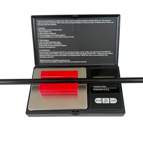 - QI HUO JU - Archery Arrow Scale Grain Scales Portable Digital Arrows Weight Scale with Arrow Holder, LCD Display and High-Precision Accurate, Included Batteries