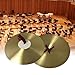 Hand Cymbals Percussion Instrument Hand Cymbals Alloy for Performance Party Beginner Professional Drum Players, Gong Band Rhythm Beats Percussion Musical Instrument, 16Inch