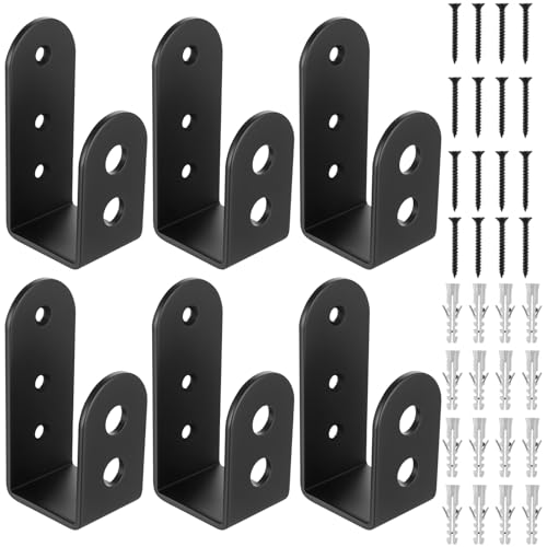 McBlast 6 Pcs Support Barricade Porte en U Ronde 2x4