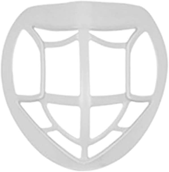3D Mask Bracket Frame Support Space to Breath, Face Guard, Reusable Washable, 4 Pack White