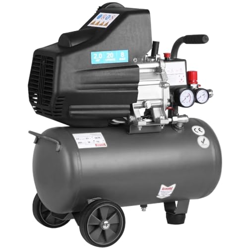 Compresor de aire profesional con certificado CE, 24 litros 2 CV 8 Bares