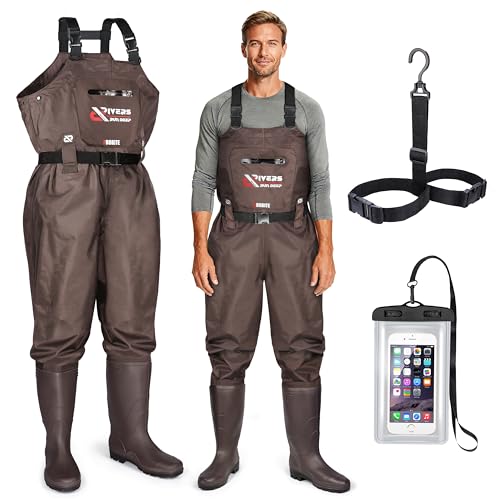 PROBITE Fishing Chest Waders for Men Women with Boots Waterproof