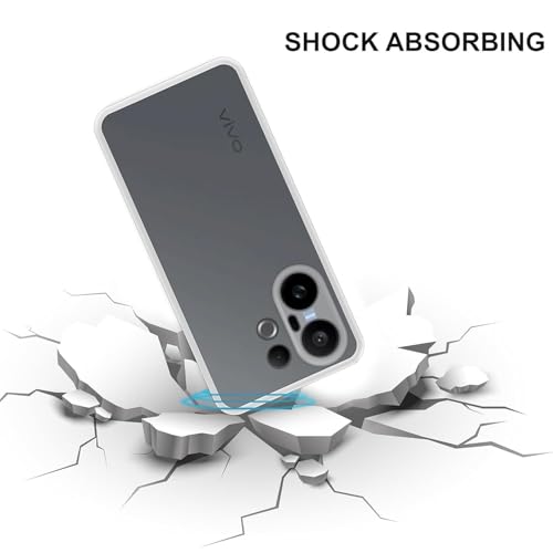 Image of COVERBLACK Cases Flexible Rubber Case Back Cover Compatible for Vivo V2513 / Vivo V60e - Transparent