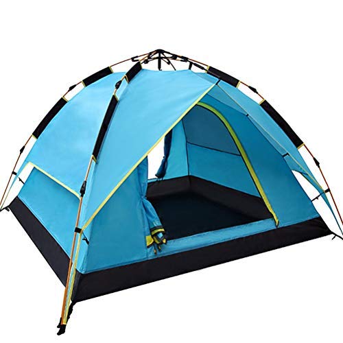 Tente de camping automatique 3-4 places pluie imperméable pour extérieur