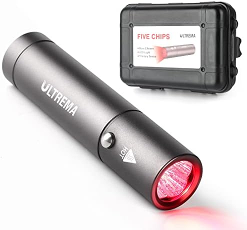 ULTREMA Red Light Therapy, 5-in-1, Red Light Therapy Device for Joints Pain Relief & Anti-inflammatory, 660nm Red and 850nm NIR Five-Chip Combo