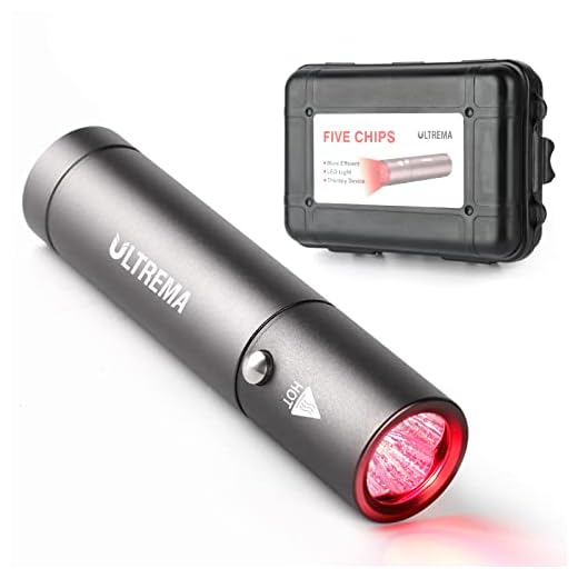 ULTREMA Red Light Therapy, 5-in-1, Red Light Therapy Device for Joints Pain Relief & Anti-inflammatory, 660nm Red and 850nm NIR Five-Chip Combo