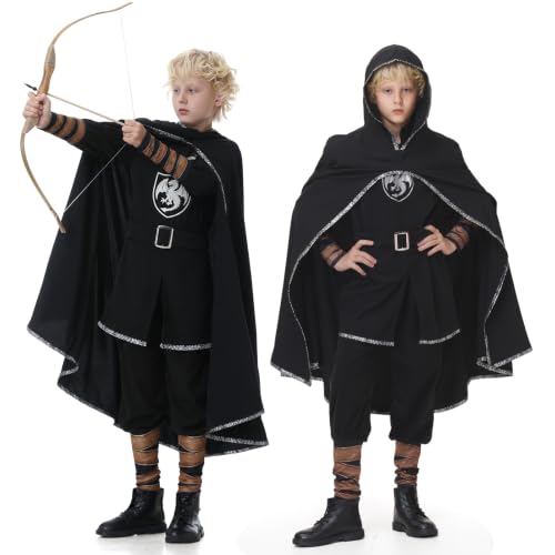 Image of Boys Medieval Renaissance Costumes Kids Pirate Viking Outfit for Halloween