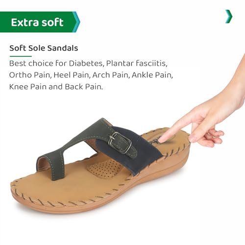 Image of ORTHO JOY Extra-Soft Women's Doctor Ortho Slippers /Flip-Flops For Women