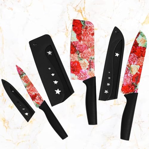 Stainless Steel 3 Pieces Professional Kitchen Knife Set/Meat Knif...