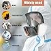 Full Face Respirator Mask, 19 in 1 6800 Reusable Respirator Mask with Filters, Organic Vapor Respirator, Anti-fog, Ideal for Paint, Dust, Spraying, Chemicals, Formaldehyde, Polishing, Sanding&Cutting