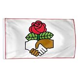 2But Democratic Socialists of America Flag banner 3x5ft Man Cave (III)