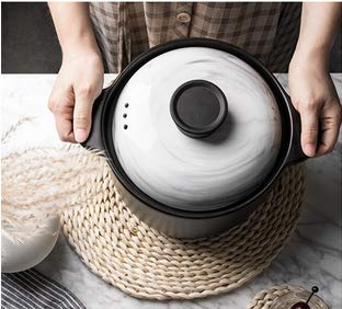 6 Pack Woven Placemats, Natural Corn Husk Placemats, Round Straw Braided Table Mats By Yangqihome,13.8 Inch #TOP7