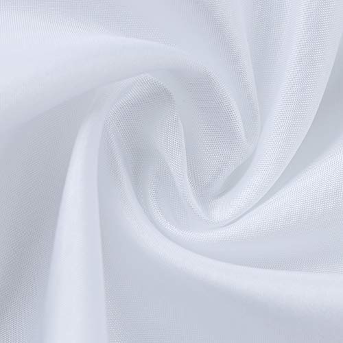 Women's High-Waisted Tulle Tutu Long Skirt A-Line Puff Mesh Skirt Floor Length Solid Color Layered Skirt Wedding Night Out Party Princess Skirt (White, One Size) #TOP6