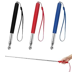 3 stuks telescopische wijzer van roestvrij staal draagbare handheld wijzer voor leraren professoren intrekbare…