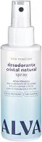 Alva Desodorante Spray Cristal Natural Sem Perfume Vegano 120ml