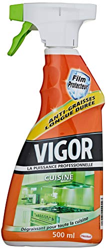 VIGOR Cuisine - Pistolet (500 ml) - Spray Nettoyant Cuisine - Produit dégraissant - Nettoyant Ménager Cover