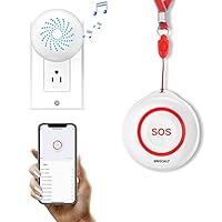 Tuya-Wifi Smart SOS Bouton D'urgence Pour Personnes âgées, Pour Tuya Wifi Smart Button Système D'alarme Sans Fil Convivial Pour Les Soignants
