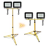 Robuste et durable et étanche IP66 : le dissipateur thermique spécialement conçu du projecteur LED dissipe efficacement la chaleur. Le boîtier en aluminium unique à l'arrière du projecteur offre des conditions idéales pour une dissipation passive de la chaleur. Grâce au boîtier étanche IP66 et résistant aux intempéries, le projecteur LED est protégé de l'humidité et de la poussière, stable et a une longue durée de vie.