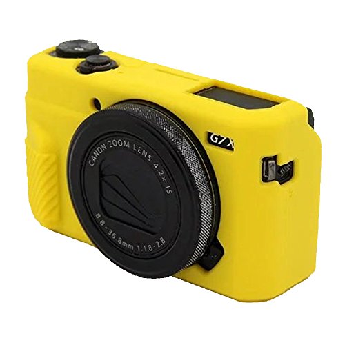 Carcasa de silicona amarilla para Canon G7X Mark II - Fernando Cortés